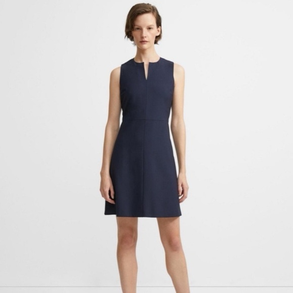 Theory Blue Ocean Miyani Dress